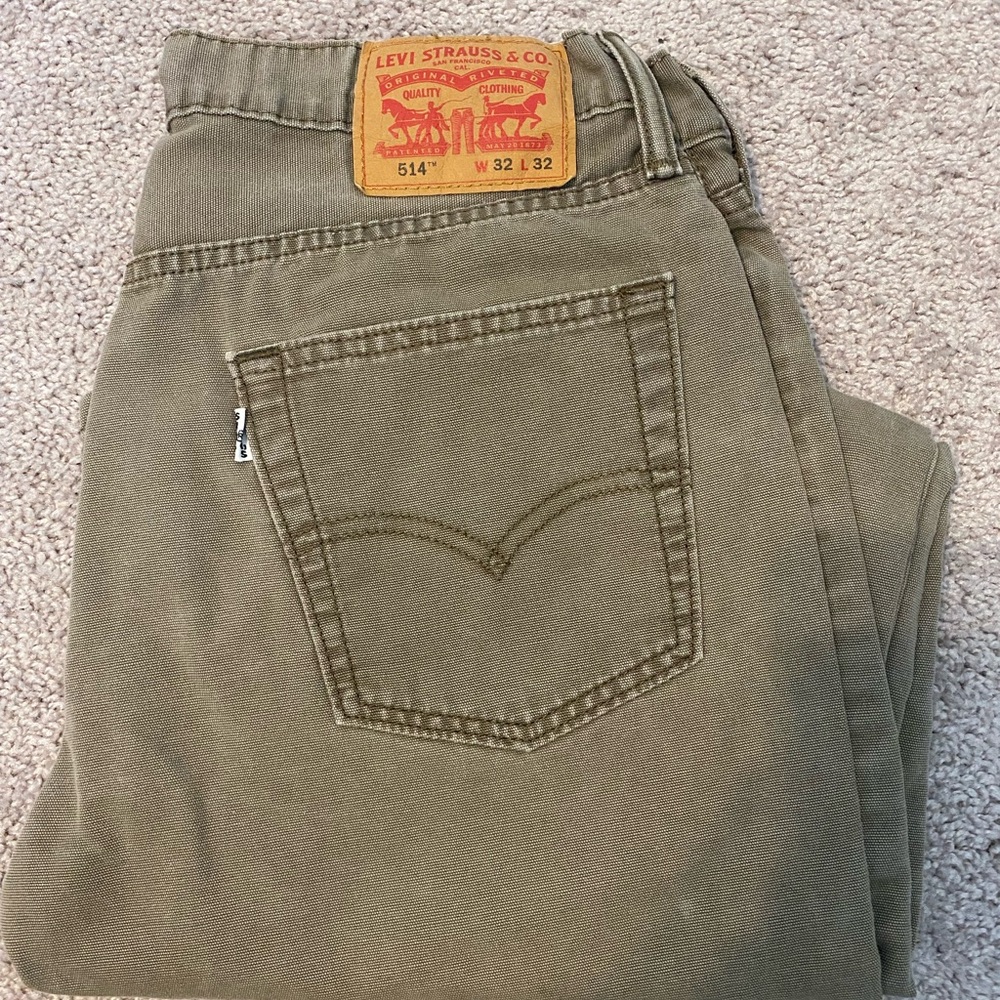 Levi's Men's Olive Jeans 32x32